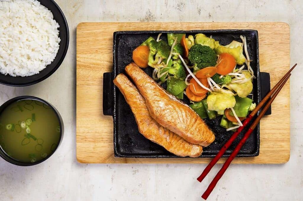 Teppan de Salmão